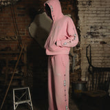 Blush Embellished Hoodie