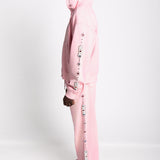 Blush Embellished Hoodie