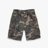 CAMO EMBELLISHED CARGO SHORTS