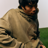 PEACE RIVETED HOODIE