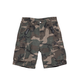 CAMO EMBELLISHED CARGO SHORTS