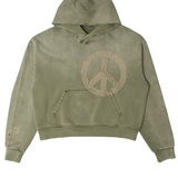 PEACE RIVETED HOODIE