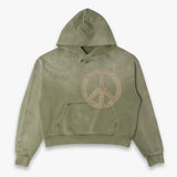 PEACE RIVETED HOODIE