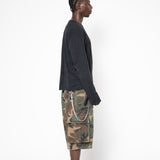 CAMO EMBELLISHED CARGO SHORTS