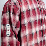 EMBELLISHED RHINESTONE FLANNEL