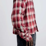 EMBELLISHED RHINESTONE FLANNEL