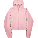 Blush Embellished Hoodie