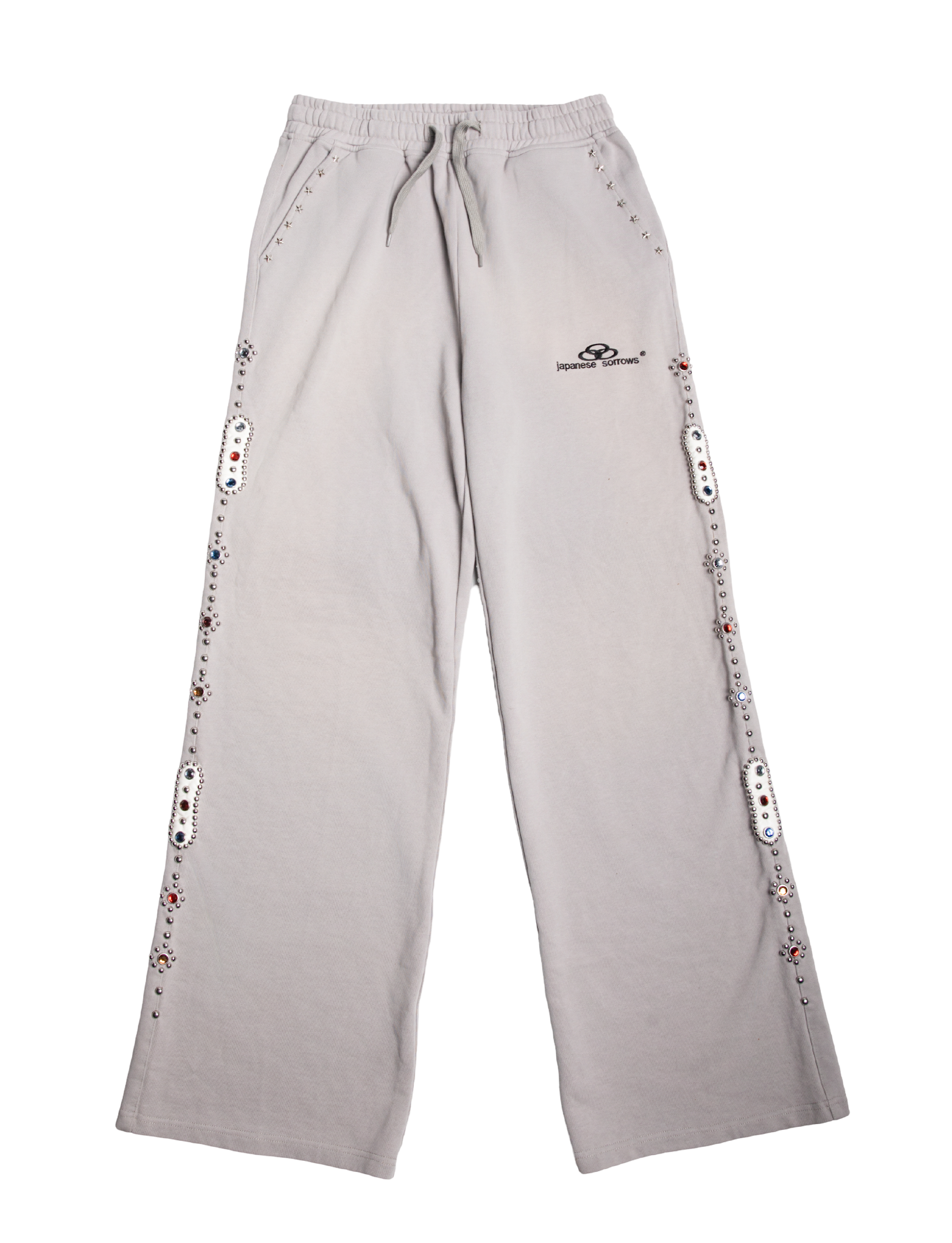 Bone Embellished Sweatpants