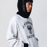 TWO TONE EMBELLISHED HOODIE