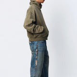 SNAKESKIN EMBELLISHED JEANS