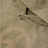PEACE RIVETED HOODIE