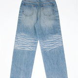 SNAKESKIN EMBELLISHED JEANS