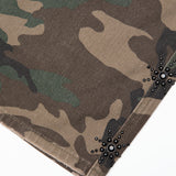 CAMO EMBELLISHED CARGO PANTS