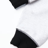 TWO TONE EMBELLISHED HOODIE