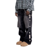 15 oz. Baggy Embellished Jeans